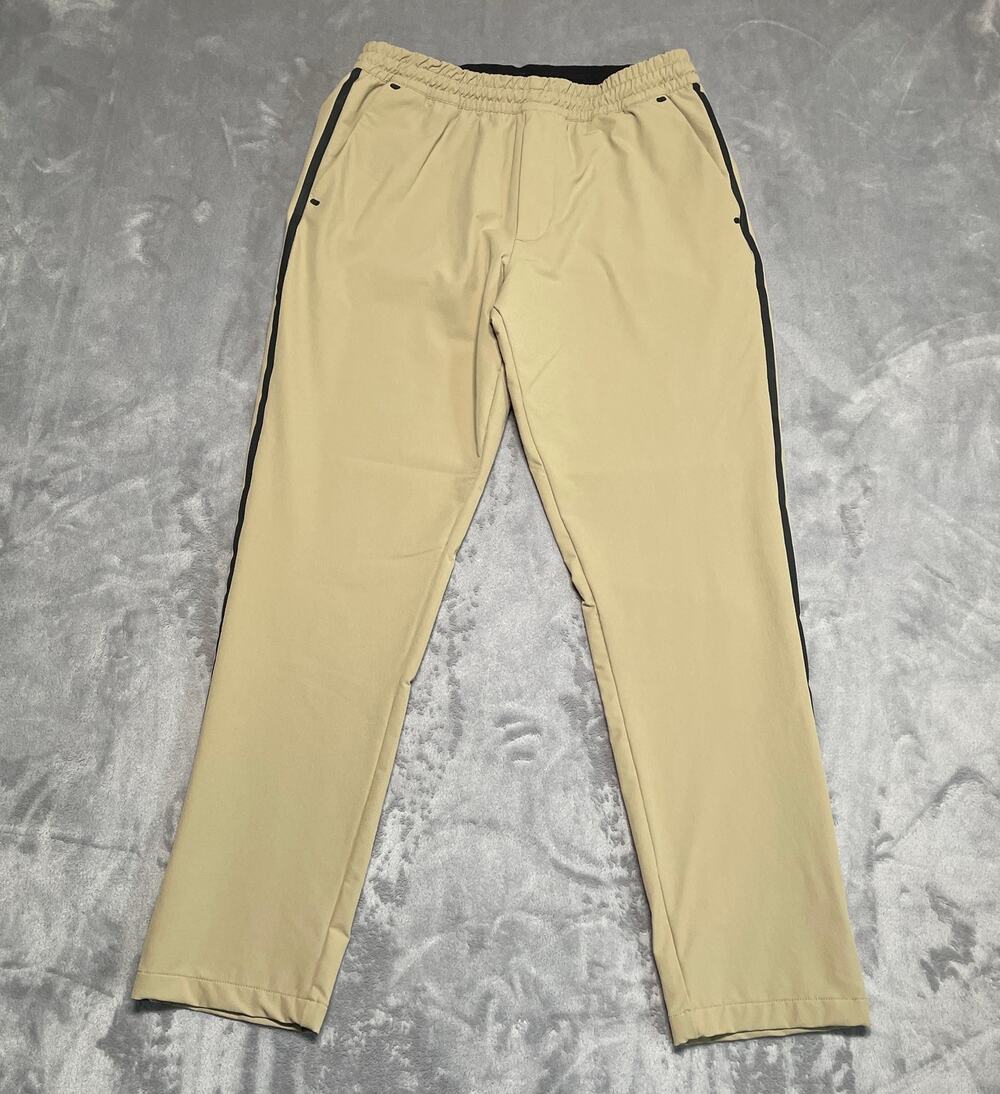 Outerknown Apex Series Pants Men Medium Tan Performance Stretch Beach Activewear